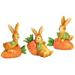 Viter uskršnja figura zeka sa šargarepom 6x3xh8cm ( 10038889 ) Cene