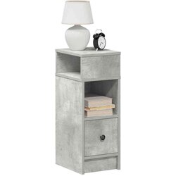 vidaXL Noćni ormarić s ladicom beton siva 25x31x66 cm Cijene