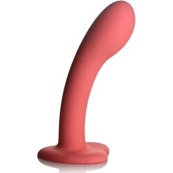 Simply Sweet G-Spot Silicone Dildo 7" Pink Cene