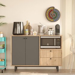Hanah home Komoda RE2-SA, 120x85x35,5 cm, Antracit Cijene