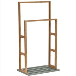 Tendance držač peškira sa 2 prečke 42X28X80cm metal/pp babus Cene
