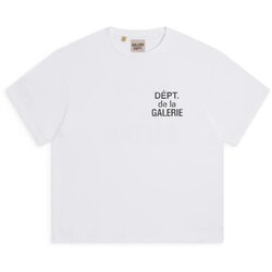 gallery dept Majice s kratkimi rokavi FRENCH TEE WHITE Bela Cene