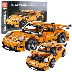 Kockice za slaganje sportskog automobila GT Racing 1:14 sa 1268 elemenata Cene