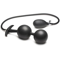 Master Series Ass Rattler Weighted Inflatable Silicone Anal Plug Cene