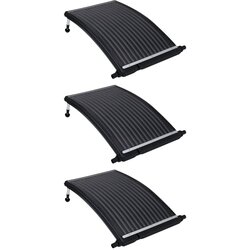 vidaXL Zakrivljeni solarni paneli za grijanje bazena 3 kom 110 x 65 cm Cijene