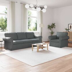 SOFA Kavč 2 pcs Temno siva, (5000143977) Cene