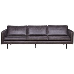 BePureHome crna sofa s presvlakom od reciklirane kože Rodeo, 277 cm Cene