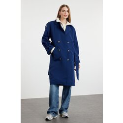 Trendyol Dark Navy Blue Oversize Belted Trench Coat Cijene