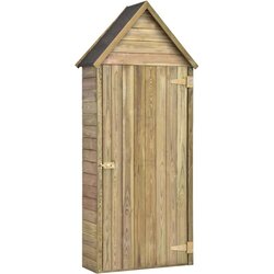  Kućica za alat od impregnirane borovine 77 x 28 x 178 cm Cijene