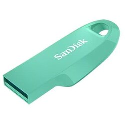 San Disk ultra curve USB 3.2 flash drive 128GB, green Cene