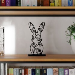 Bunny Dekorativni element, crni Cene