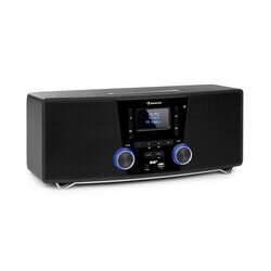 Auna Stockton, mikro stereo sustav, max. 20W, DAB+, UKW, CD player, BT, OLED, crni Cene