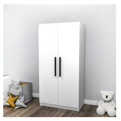 Hanah home akser - white white wardrobe Cene
