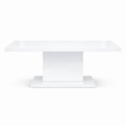 GENERIK Klubska mizica Atina – White/White HG (Lacquered top), (5000486148) Cene