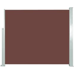 vidaXL Uvlačiva bočna tenda 120 x 300 cm smeđa Cijene