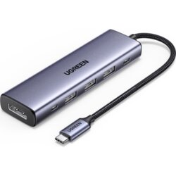 Ugreen 5-v-1 USB-C Hub (100 W PD, 4K@60Hz Displayport) Cijene