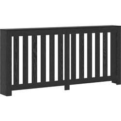vidaXL Pokrov za radijator Crni hrast 175x20x82 cm konstruirano drvo Cijene