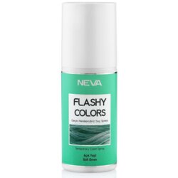 Neva FLASHY COLORS Sprej za kosu 75ml - Soft Green Cene