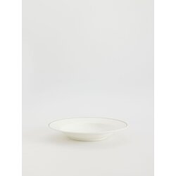 Reserved porcelanasta posoda z robom - bela Cene
