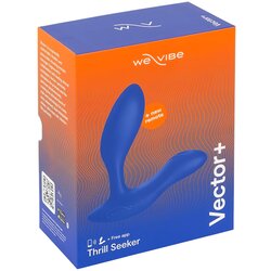 We-Vibe vector+ - punjivi, vodootporni, pametni analni vibrator (plavi) Cene