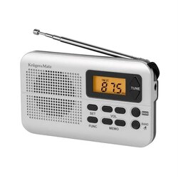 Krüger&Matz Džepni prenosivi radio AM/FM KM0819 3V sivi Cene