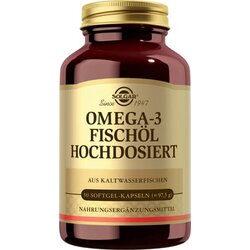 Solgar Omega-3 riblje ulje visokodozirano - 50 Gel-kapsule Cene