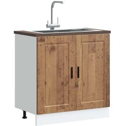 vidaXL donji ormarić za sudoper porto boja drva 80x46x81,5 cm drveni Cijene