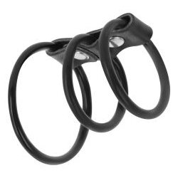 Darkness Erekcijski obroček Triple Leather Cene