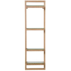 Wireworks zidne police od hrastovog drveta Zone, visine 81 cm Cene