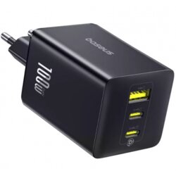 Baseus Hišni polnilec EnerFill FE11 100W, 5A, 1 x USB-A, 2 x USB-C, siv Cene