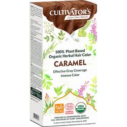 CULTIVATOR'S Organic Herbal Hair Color - Caramel Cene