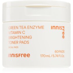 Innisfree Green Tea Vitamin C Brightening Toner Pads blazinice natopljene tonerom za sjaj i hidrataciju 60 kom Cene