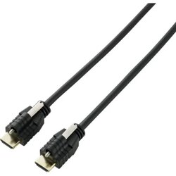 SpeaKa Professional HDMI kabel HDMI-A vtič, HDMI-A vtič 3 m črna SP-9784188 4K UHD, avdio povratni kanal, pozlačeni konektorji, lahko se privije HDMI, (20416759) Cene