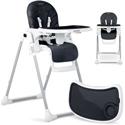 Ricokids Stolček za hranjenje Tulo, črn, (21552022) Cene