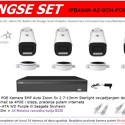 Longse IP SET IPB4X4K-AZ-9CH-POE-SL-5MP Cene