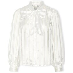 Y.a.s Topi & Bluze YAS Jose Shirt L/S - Star White Bela Cene