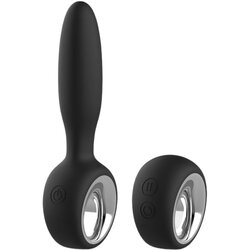 Aixiasia Dylon-Remote - radijsko vodeni analni vibrator z možnostjo polnjenja (črn) Cene