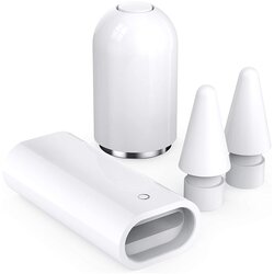 Venisymlis Magnetno ohišje za pisalo, polnilni adapter in konice, komplet nadomestnih dodatkov za Apple Pencil 1. generacije, (22059786) Cene