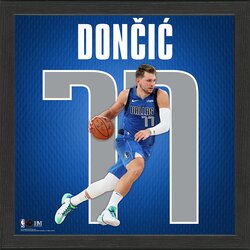 LD77 Luka Dončić Dallas Mavericks Impact Jersey Frame fotografija u okviru Cene