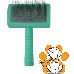 Tauro Pro Line brush Mint, Profesionalna Tanka Plastična Četka za Pse i Mačke Cene
