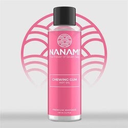 Nanami masažno ulje s toplinskim učinkom, aroma žvakaće gume 100 ml Cene