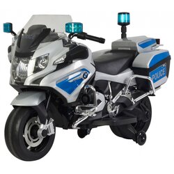  Licencirani motor na akumulator BMW Police – sivo/plavi Cene