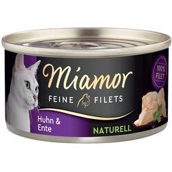 Miamor Feine Filets Naturelle 6 x 80 g - Piščanec & raca Cene