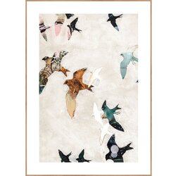 Malerifabrikken Slika 30x40 cm Abstract Birds – Malerifabrikken Cene