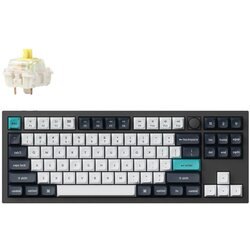 KEYCHRON Q3 Max QMK/VIA Brezžična mehanska tipkovnica po meri / Carbon Black / Jupiter Banana / Q3M-M4, (5000060427) Cene