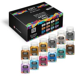  Set metalnih akrilnih boja ACRYL PRO Composite 12x20 ml Cijene