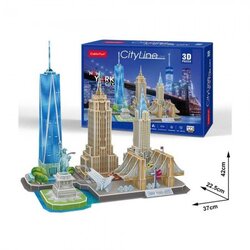 Cubicfun 3D puzle City Line New York Cene
