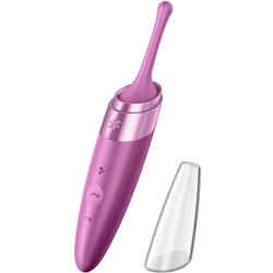 Satisfyer vibrator Twirling Delight, rdeč Cene