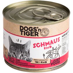 Dogs'n Tiger Adult Cat 6 x 200 g - Schmaus govedina Cene