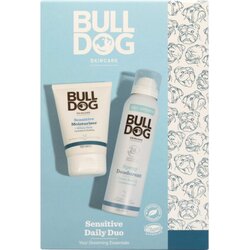 Bull Dog Sensitive Duo darilni set (za telo in obraz) za moške Cene